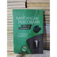 Rancangan Percobaan : Teori dan Aplikasinya