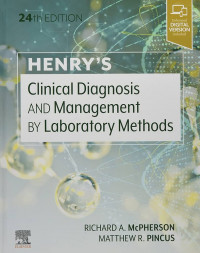 Henry's clinical diagnosis and management by laboratory methods