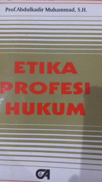 Etika Profesi Hukum